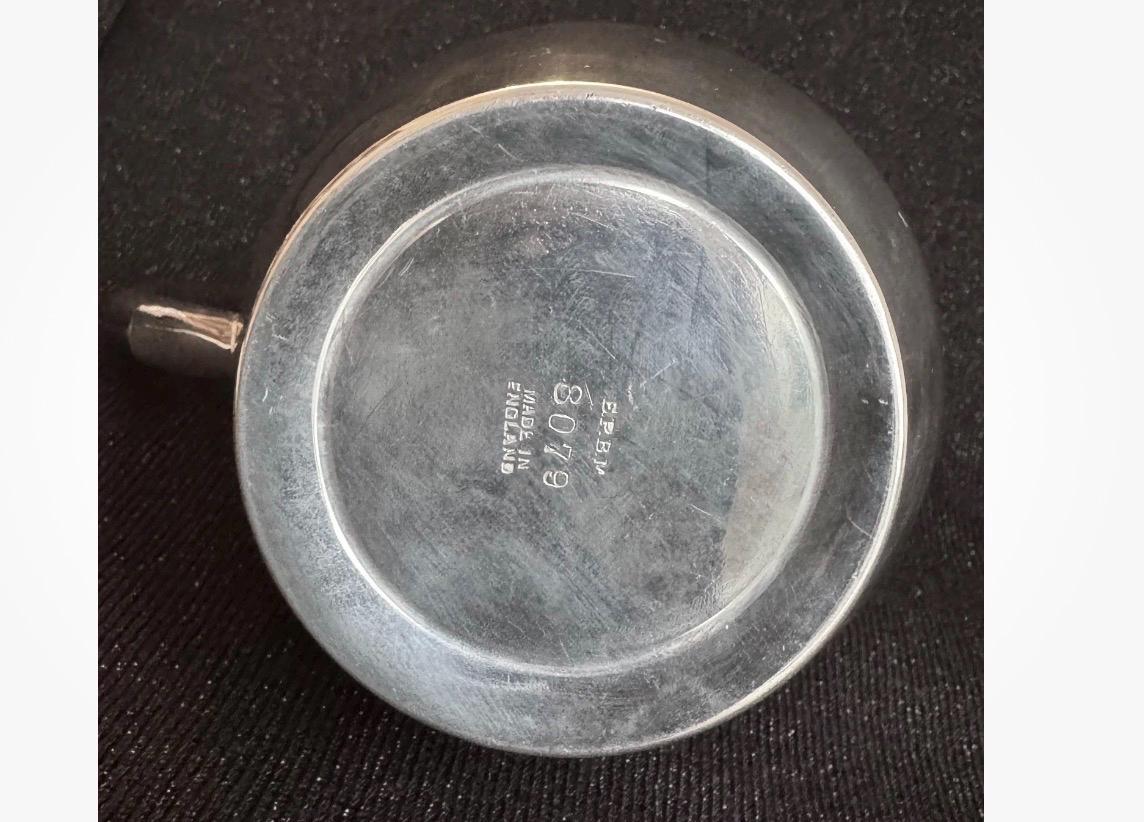 Vintage Silver-Plated Water Jug EPBM | Made in England | Ralph Lauren Inspired Country House Silverware