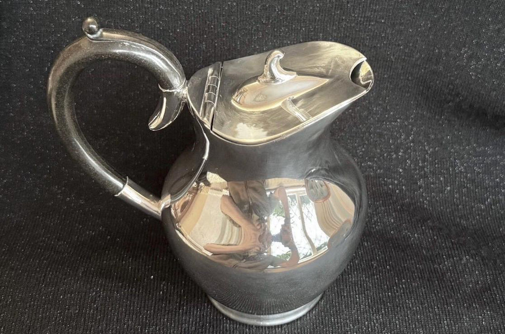 Vintage Silver-Plated Water Jug EPBM | Made in England | Ralph Lauren Inspired Country House Silverware
