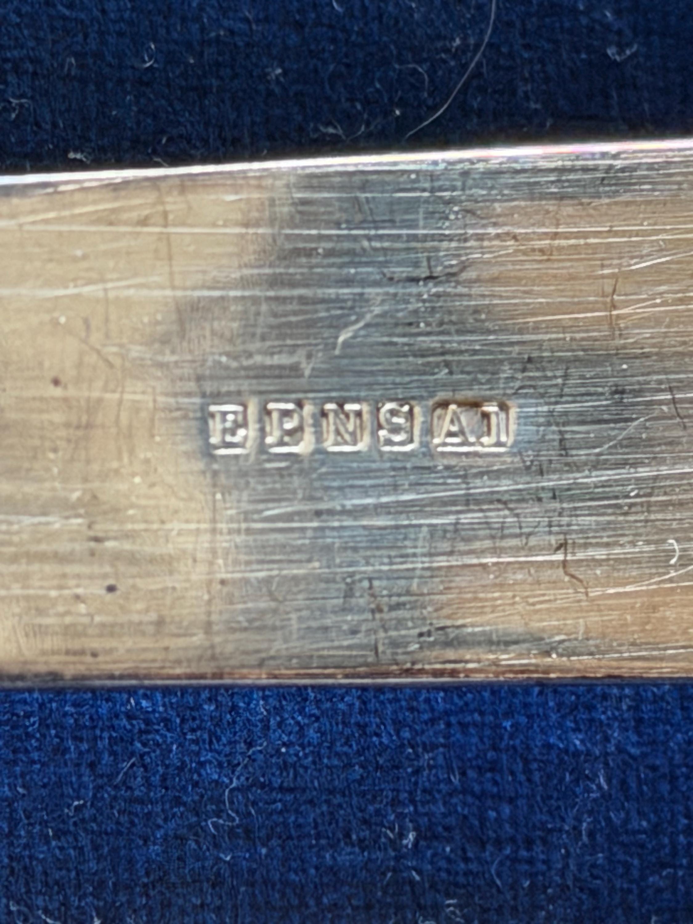 Vintage Fish Knife & Fork Set | Silver Plated Serving Set | Original Presentation Box | Classic Tableware | Antique Dining
