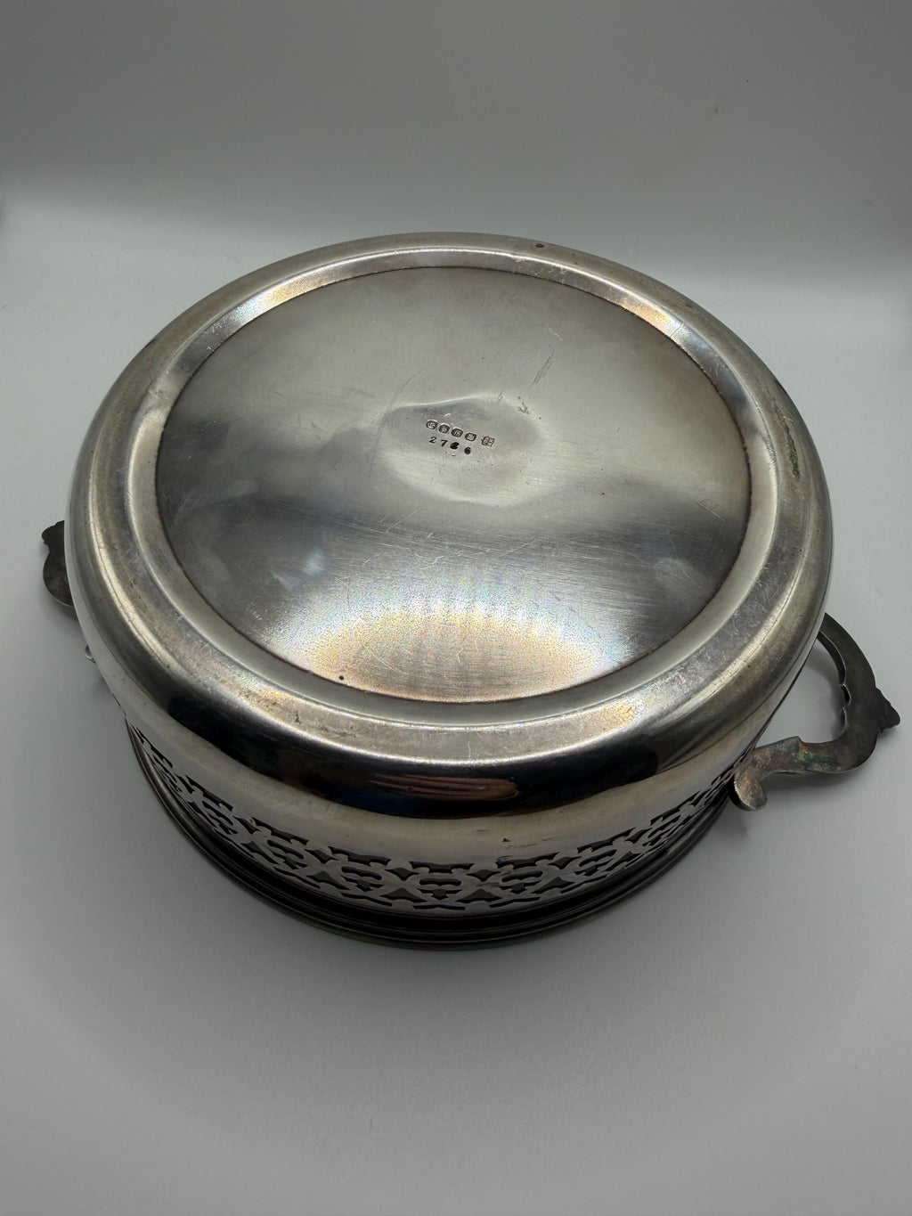 Antique Victorian Silver Plate Pierced Bowl | Martin Hall & Co Sheffield | EPGS Bonbon Dish | Gothic Fruit Bowl | English Antique Centrepiec