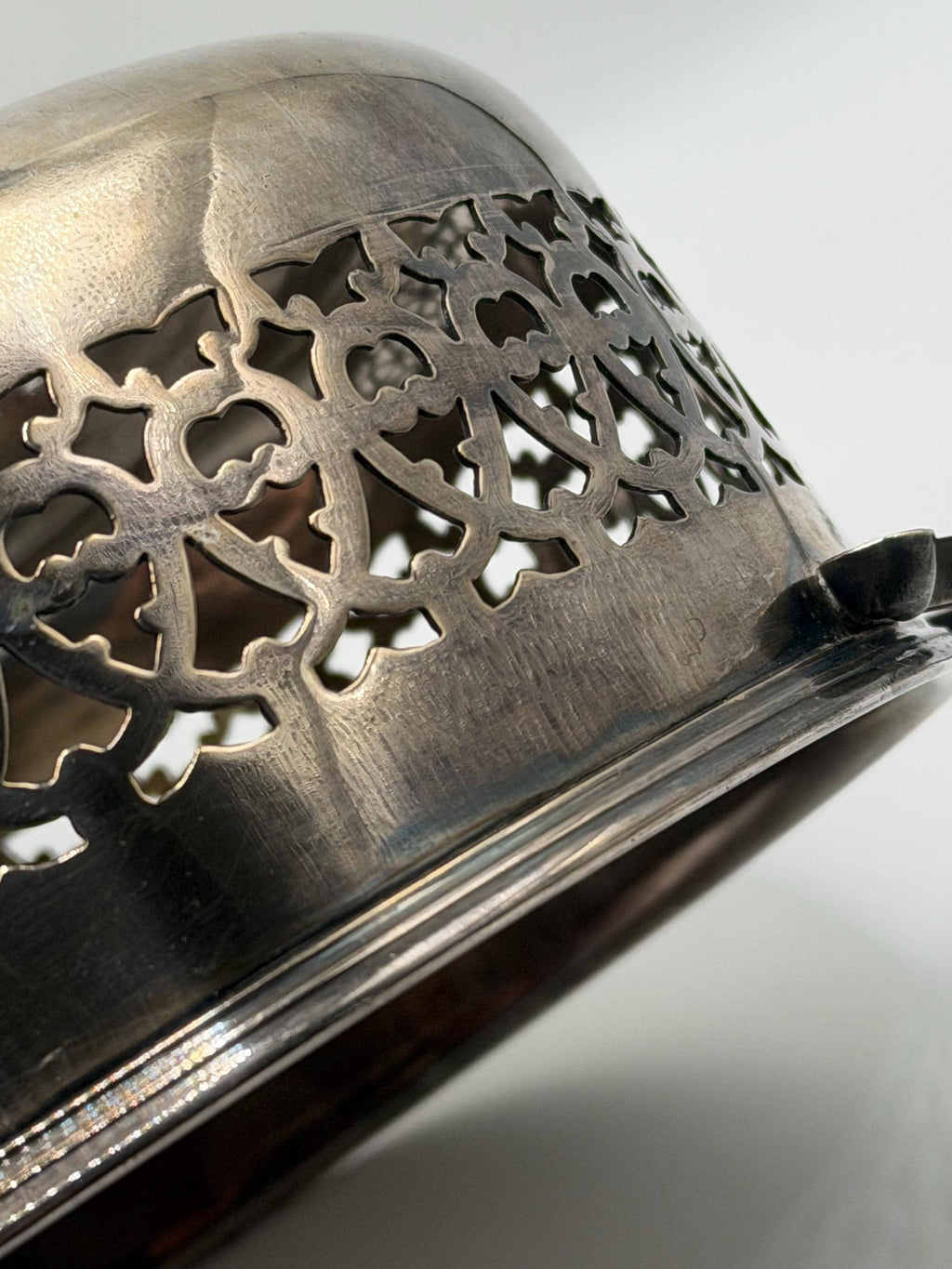 Antique Victorian Silver Plate Pierced Bowl | Martin Hall & Co Sheffield | EPGS Bonbon Dish | Gothic Fruit Bowl | English Antique Centrepiec