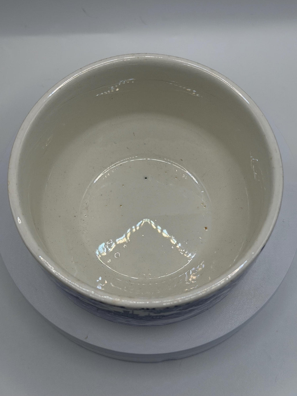 Vintage Broadhurst Ironstone Sugar Bowl | The English Scene | Blue & White Staffordshire Pottery