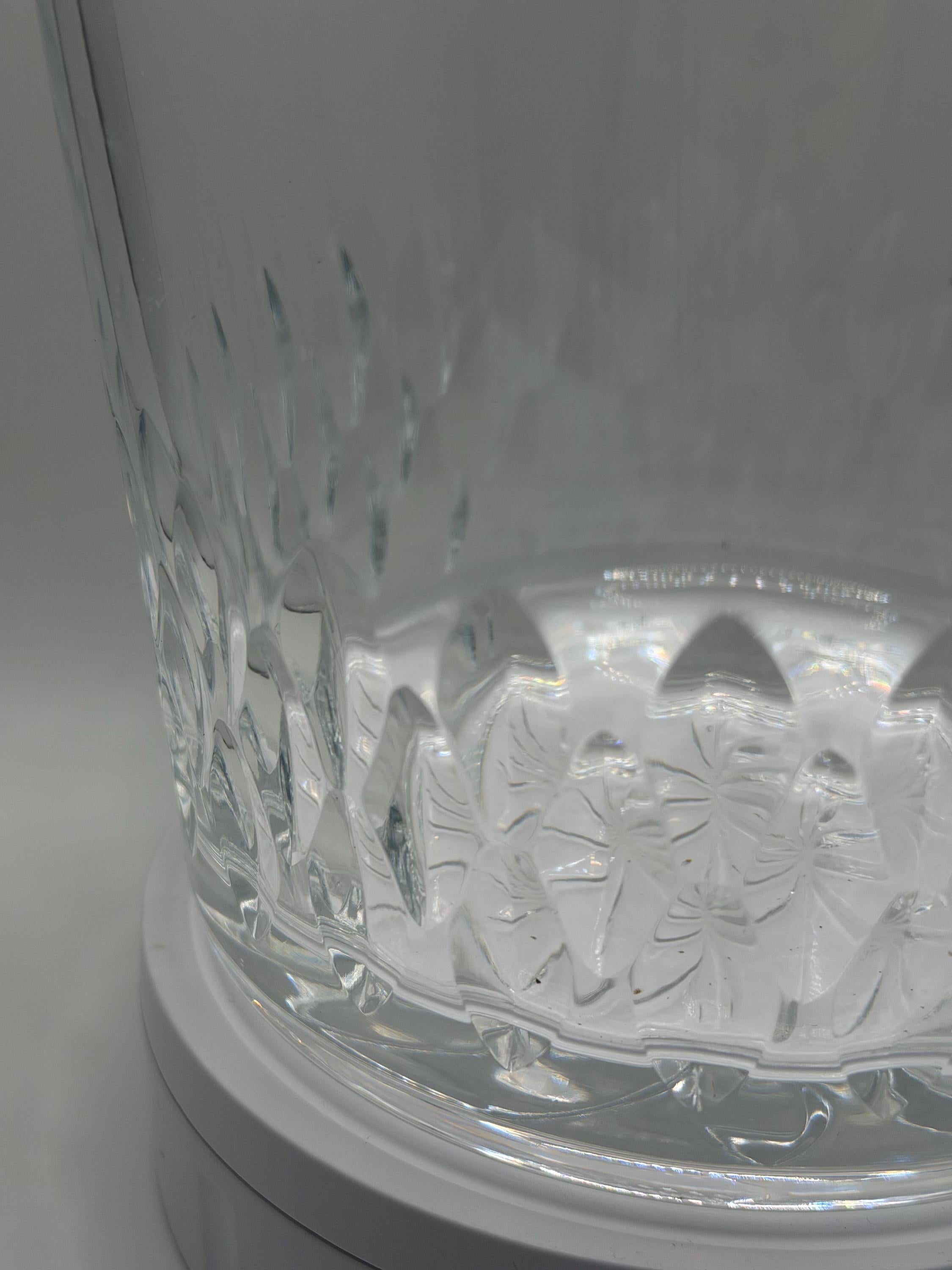 Vintage Heavy Cut Crystal Champagne Ice Bucket | Crystal Wine Cooler | Vintage Barware | Entertaining Decor | Cut Glass Ice Bucket