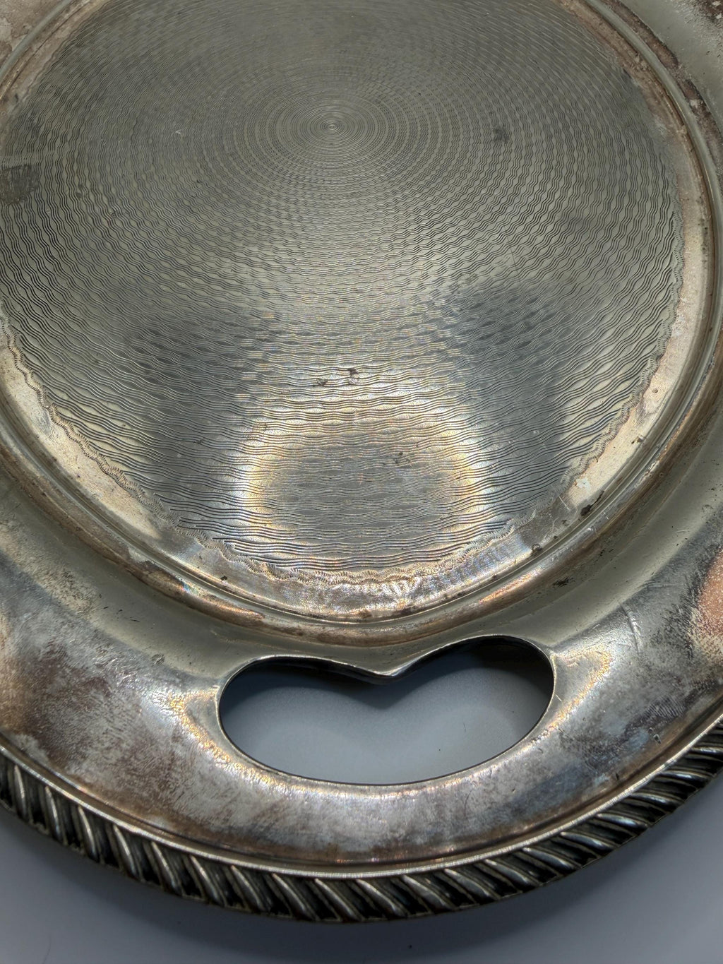 Vintage Elkington Silver Plate Serving Tray | J. Lyons & Co Ltd Hotel Silver | Large Oval Drinks Tray | English Silver Plate